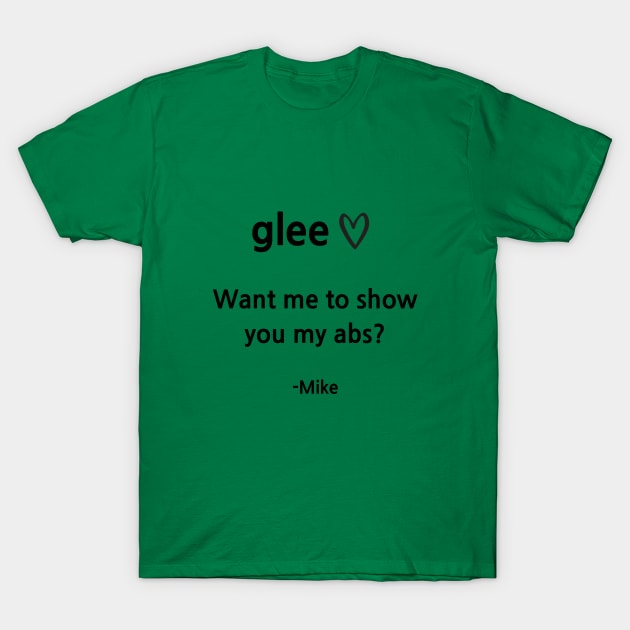 Glee/Mike T-Shirt by Said with wit
